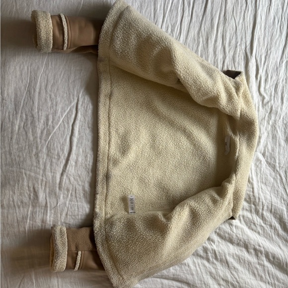 Jonathan Simkhai Adelynn Jacket Faux Sherpa Size S - Picture 6 of 11
